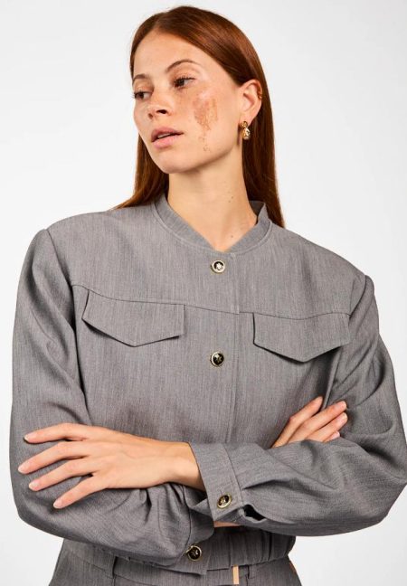 Aaiko Suus R Pes 345 Jackets 193901 Dark Grey