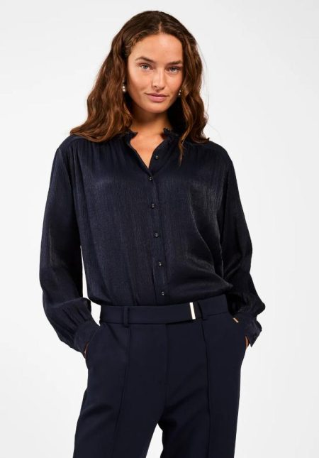 Aaiko Liv Vis 516 Blouse 193924 Night Blue