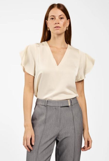 Aaiko Minny Pes 514 T-shirt Korte Mouw 110507 Cream 2