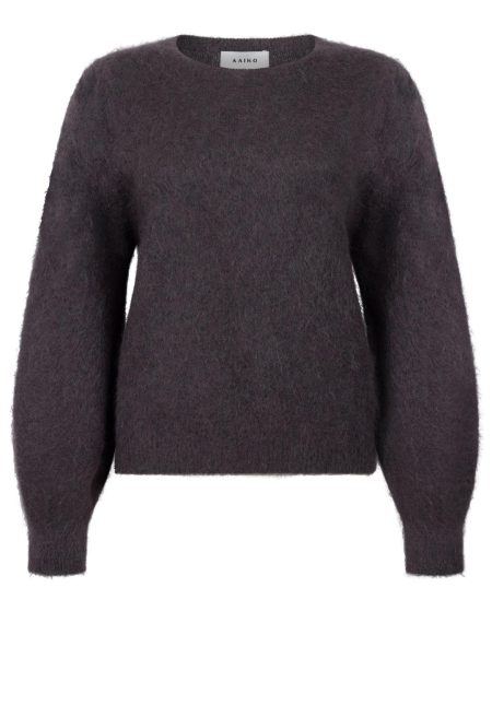 Aaiko Denize Wp 389 Sweater 181029 Bison Brown