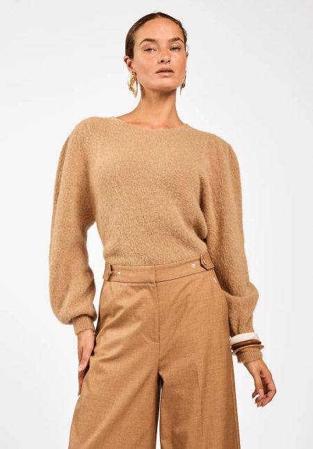 Aaiko Denize Wp 389 Sweater 181029 Bison Brown