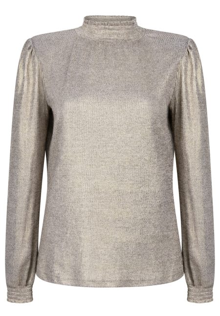 Aaiko Tory Gold Pes 166 T-shirt Lange Mouw 5 Gold