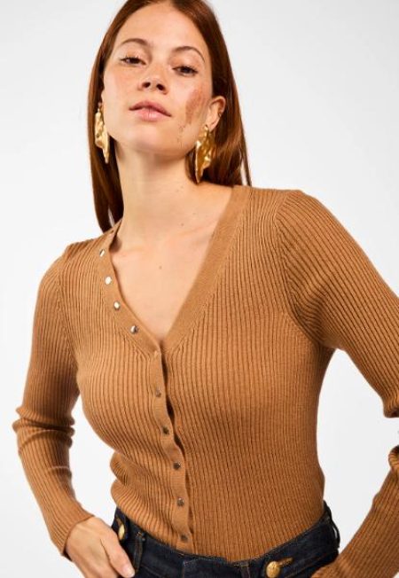 Aaiko Amalia Wo 310 Vest 181029 Bison Brown