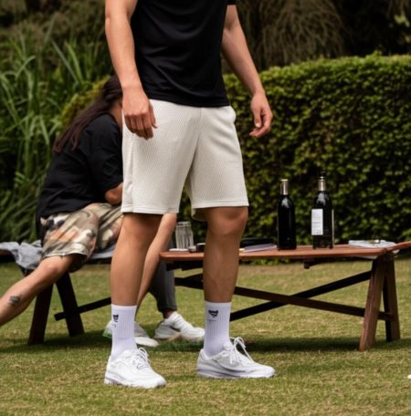 Ab Lifestyle Serenity Short Ab.ss25036 Korte Broeken White Swan