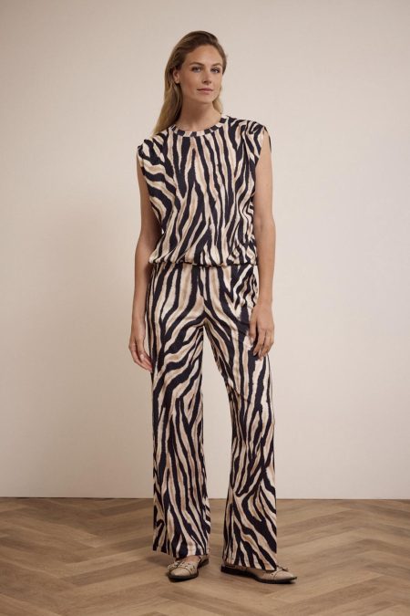 Tramontana Trousers Savannah Stripes D02-17-101 Broek 009991 Printneutrals