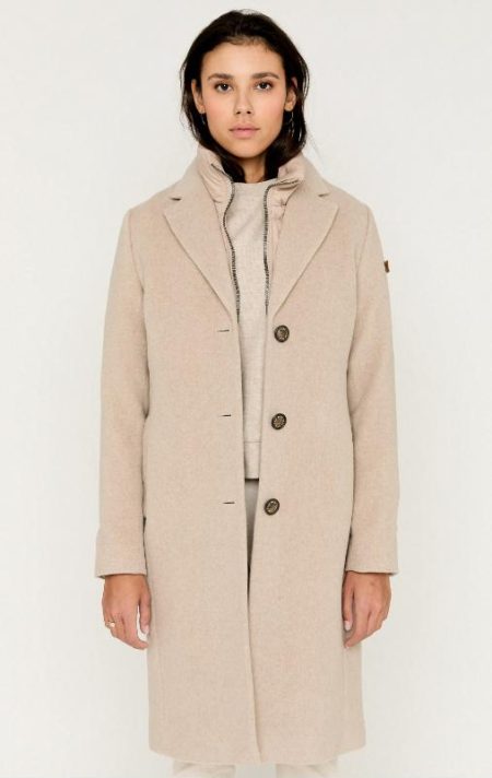 Moscow 16-08-bogdana-3 Winterjassen Beige Solid