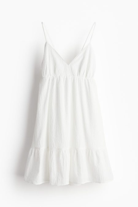 H & M - Open-backjurk - Wit