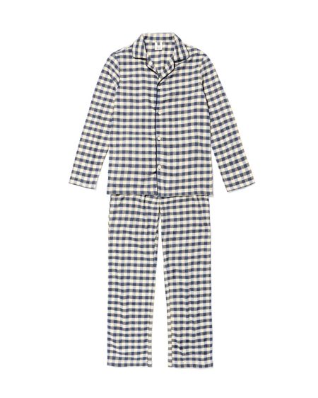 051 Kinderpyjama Flannel Strepen Blauw (blauw)