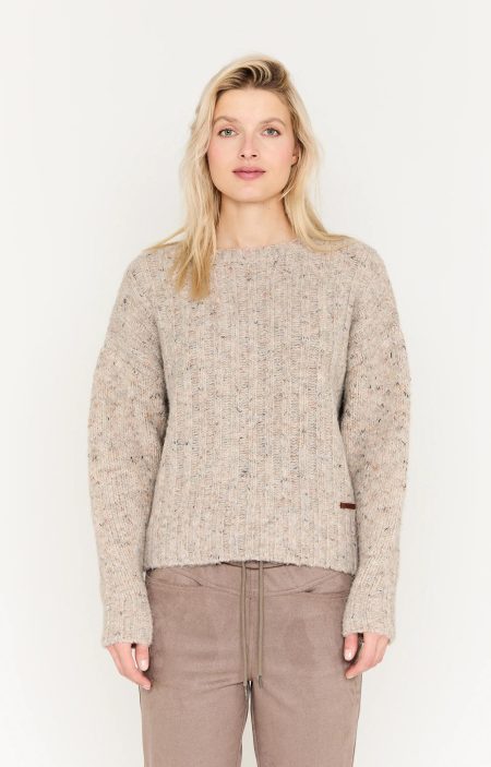 Moscow 49-10-care Blouse 460-2 Taupe Dessin