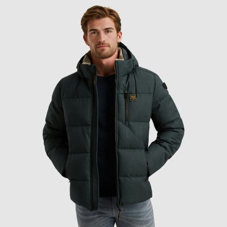 Pme Legend Pja2508116 Semi Long Jacket Yetcraft Melange Twill Winterjassen 5125 Stargezer