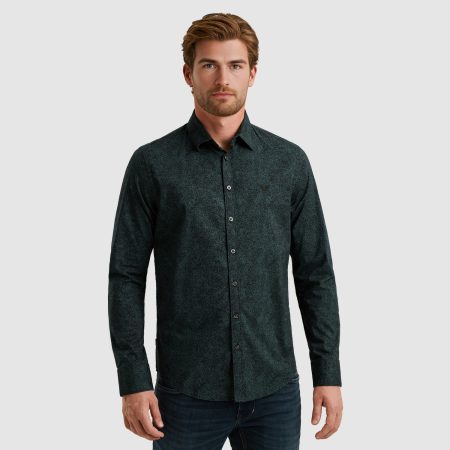 Pme Legend Psi2508211 Long Sleeve Shirt Print Sticks Dressual Overhemd 5281 Salute