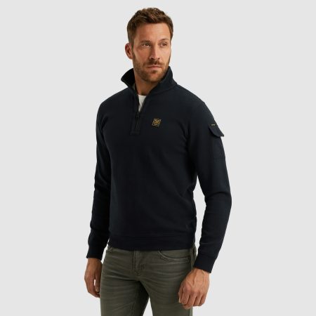 Pme Legend Psw2508423 Half Zip Collar Interlock Jersey Trui 5281 Salute