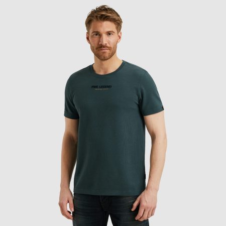 Pme Legend Ptss2508564 Short Sleeve R-neck Flat Waffle Jersey Print T-shirts 5125 Stargezer