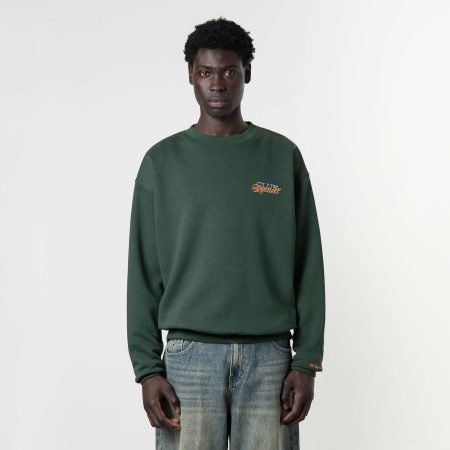 Quotrell Futura Crewneck Sw004 Trui 9852 Petrol/orange