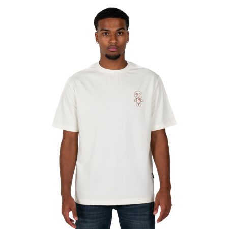 Wrong Friends Brooks T-shirt Wf1182 Print T-shirts Beige