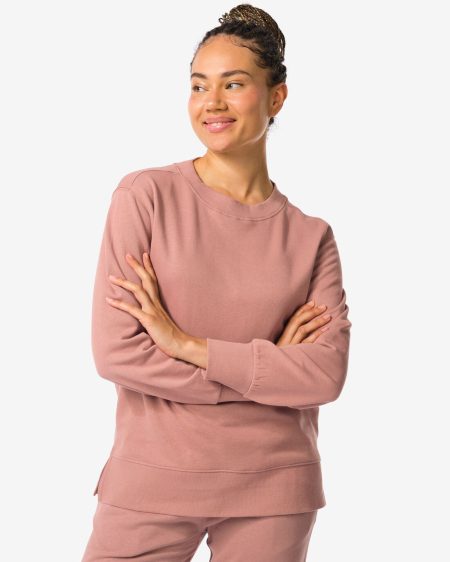 HEMA Dames Lounge Sweatshirt Lichtbruin (lichtbruin)