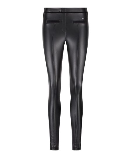 Zip73 Leather Tregging W25/211/01/001 Tregging 001 Black