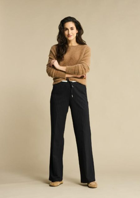 Red Button Colette Punta Pinstripe Sporty L32 Srb4722 Broek Black