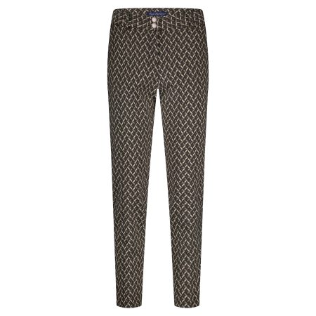 Red Button Diana Graphic Srb4736 Broek Black Multi