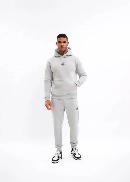 Malelions Striped Signature Hoodie Mm1-aw25-07 Hoodies 691 Ocean Grey