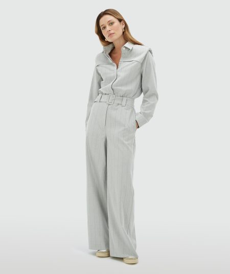 Josh V Robin Jv-2509-0702 Jumpsuit 070 Light Grey Melange