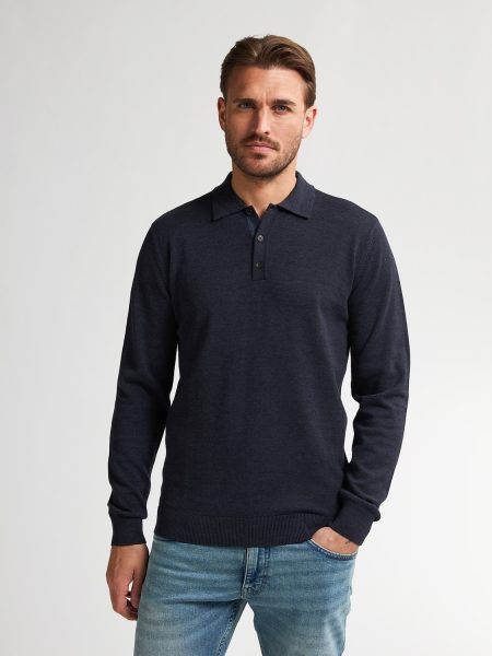 Petrol Knitwear Polo M-3050-kwc204 Poloshirts 5092 Royal Navy