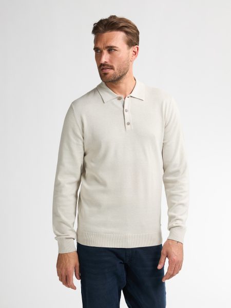 Petrol Knitwear Polo M-3050-kwc204 Poloshirts 0009 Antique White Melee