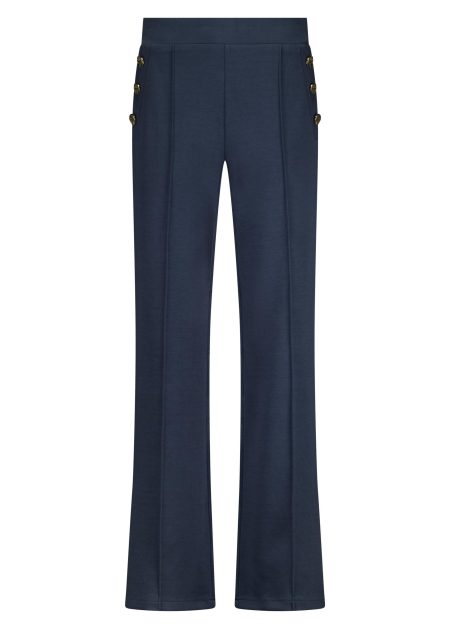 Tramontana Technical Sweat Wide-leg Trousers C12-18-101 Broek 005032-midnight