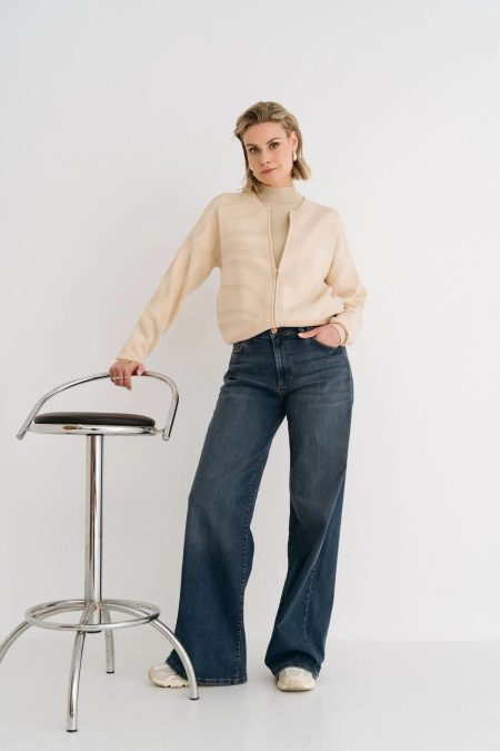 Maicazz Road Wi25.70.212 T-shirt Lange Mouw Sand Lurex