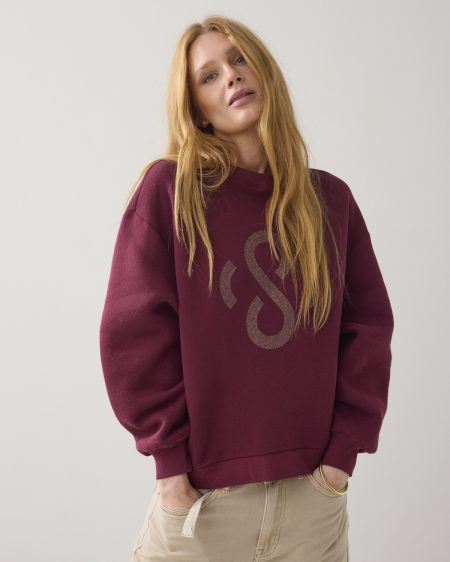 Summum Jersey Soft Sweat 3s5212-30413 Sweater 558 Merlot