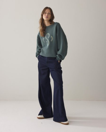 Summum Jersey Soft Sweat 3s5212-30413 Sweater 650 Emerald Green