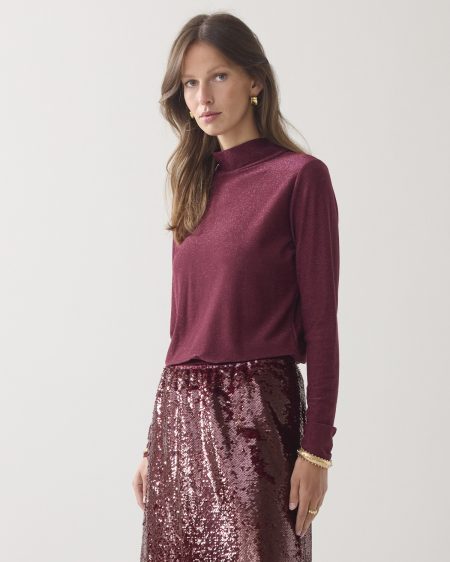 Summum Top Soft Lurex 3s5233-30644 Sweater 558 Merlot