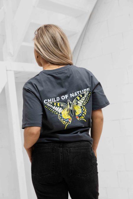 24 Uomo Child Of Nature T-shirt Dames Donkergrijs - Maat XS - Kleur: Grijs | Soccerfanshop