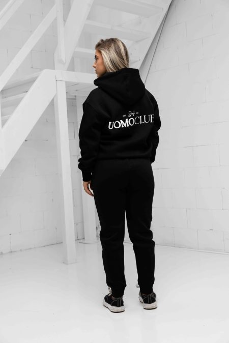 24 Uomo Club Trainingspak Dames Zwart - Maat XS - Kleur: Zwart | Soccerfanshop