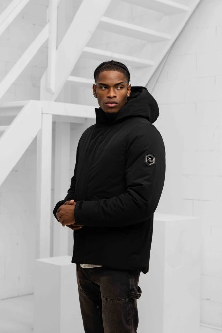 24 Uomo Parka 2.0 Jacket Heren Zwart - Maat XXXL - Kleur: Zwart | Soccerfanshop