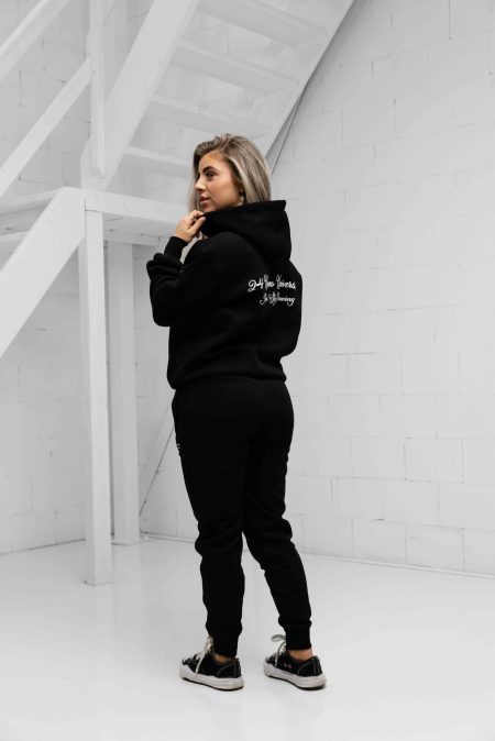 24 Uomo Universale 2.0 Trainingspak Dames Zwart - Maat XS - Kleur: Zwart | Soccerfanshop