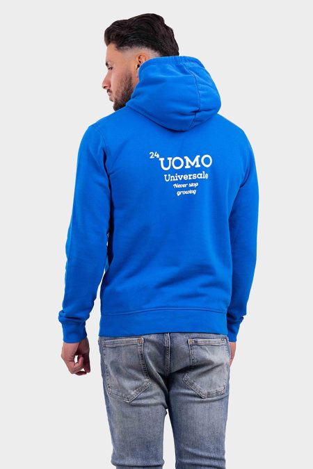 24 Uomo Universale Hoodie Heren Kobalt Blauw - Maat XL - Kleur: Blauw | Soccerfanshop