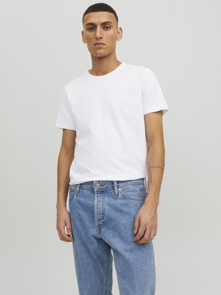 Jack & Jones Jjebasic O-neck Tee S/s Noos Basic T-shirts 1328277 White