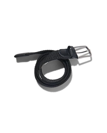 HEMA Gevlochten Elastische Heren Riem 3.5cm Zwart (zwart)