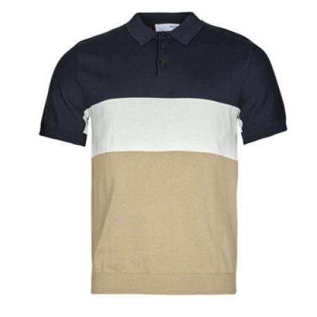 Polo Shirt Korte Mouw Selected SLHMATTIS SS KNIT BLOCK POLO B"
