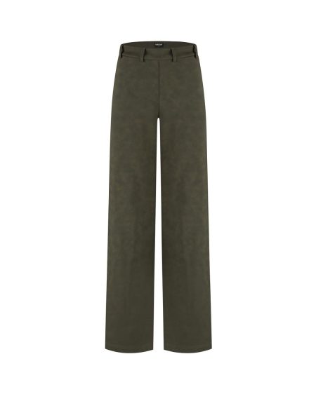 Lady Day Phoebe Brushed L14.875.2945 Broek Dark Olive
