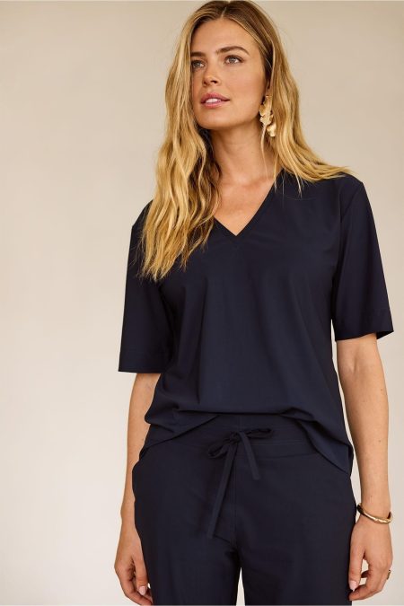 Studio Anneloes Roller Shirt 94845 T-shirt Korte Mouw 6900 Dark Blue