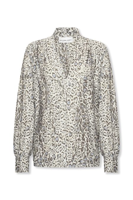 Helena Hart Top Jozzy Print Sheba 7674she T-shirt Lange Mouw Jeans