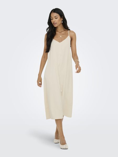 Only Onl30 Aris S/l Midi Dress Wvn Zomerjurkjes 4937096 Birch