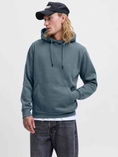 Jack - Jones Jjebradley Sweat Hood Noos Hoodies Stormy Weather