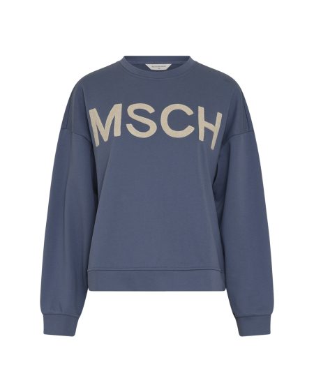 Msch Copenhagen Mschmela Briena Msch Sweatshirt 19738 Trui V Indigo Oatmea