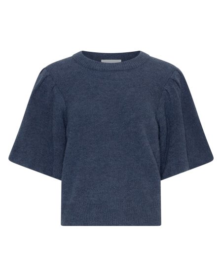 Msch Copenhagen Mschjinie Hope 2 4 Pullover 19606 Trui Korte Mouw Vintage Indigo