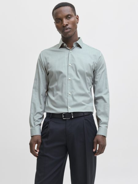 Jack - Jones Jprblaparker Shirt L/s Noos Overhemd Goblin Blue