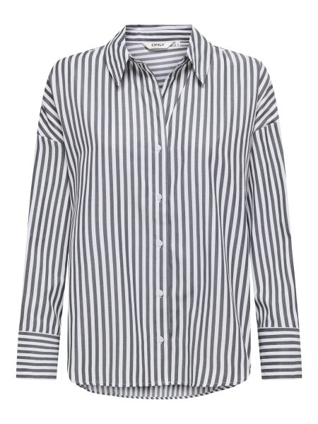 Only Onloregon Solo Shirt Noos Wvn Blouse Black Medium Bright White