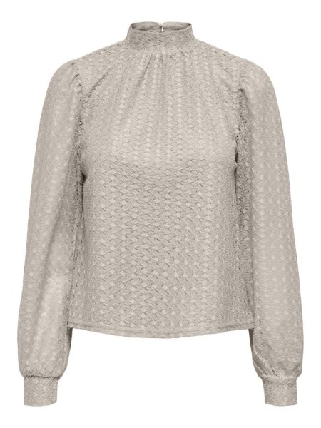 Only Onlcolbie L/s Top Box Jrs Longsleeves Pumice Stone